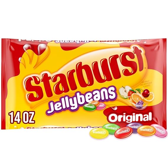 STARBURST Original Jelly Beans Candy, Fruity Chewy Jellybeans Assorted Flavors