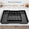 ukeetap Expandable Silverware Organizer for Kitchen Drawer, Adjustable BPA-Free Cutlery & Utensil Tray with 7-9 Compartments