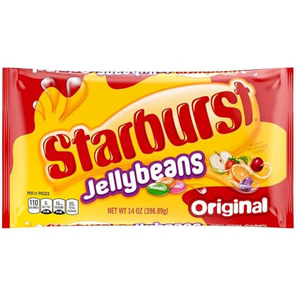 STARBURST Original Jelly Beans Candy, Fruity Chewy Jellybeans Assorted Flavors