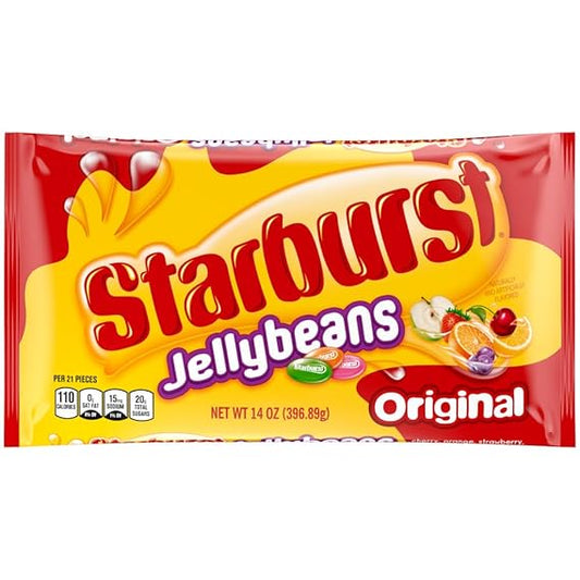 STARBURST Original Jelly Beans Candy, Fruity Chewy Jellybeans Assorted Flavors