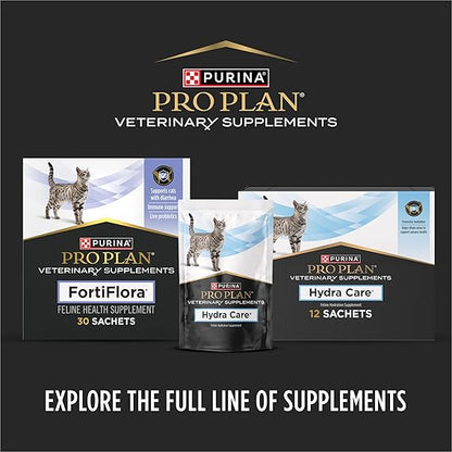 Purina Pro Plan Veterinary Supplements FortiFlora Cat Probiotic Powder, Digestive & Immune Support Nutritional Supplement for Cats, 30 Count