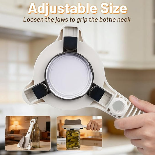 Adaptive Stainless Steel Utensil Set for Seniors, Adjustable Easy-Grip Silverware for Arthritis, Parkinson’s & Hand Tremor Assistance
