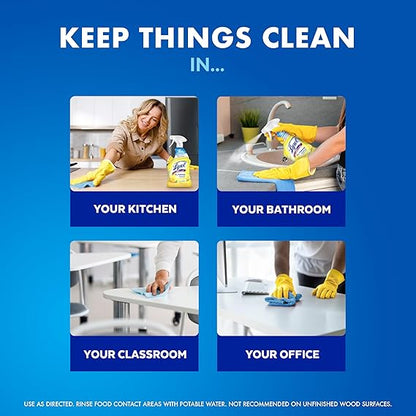 Lysol Kitchen Pro Antibacterial Cleaner Spray, Citrus Scent, Degreaser & Disinfecting Multi-Surface Cleaner,