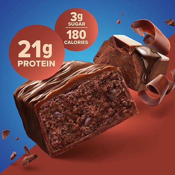 Pure Protein Chocolate Peanut Butter Protein Bars, High Protein Snack Bars, 20g Protein, Low Sugar