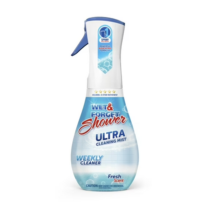 Wet & Forget Shower Cleaner Spray, Fresh Scent, 16.9 Fl Oz (Pack of 6)